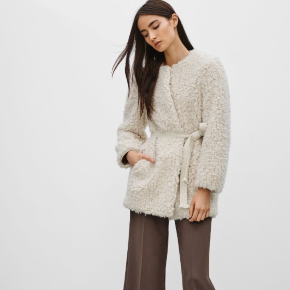 Wilfred Laboratoire furry coat